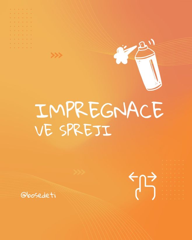 💦 Impregnace – malý detail s velkým efektem. Chrání boty před vlhkostí i špínou a prodlužuje jejich životnost....
